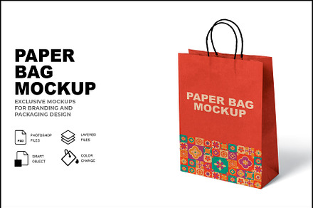Paper Bag Mockup