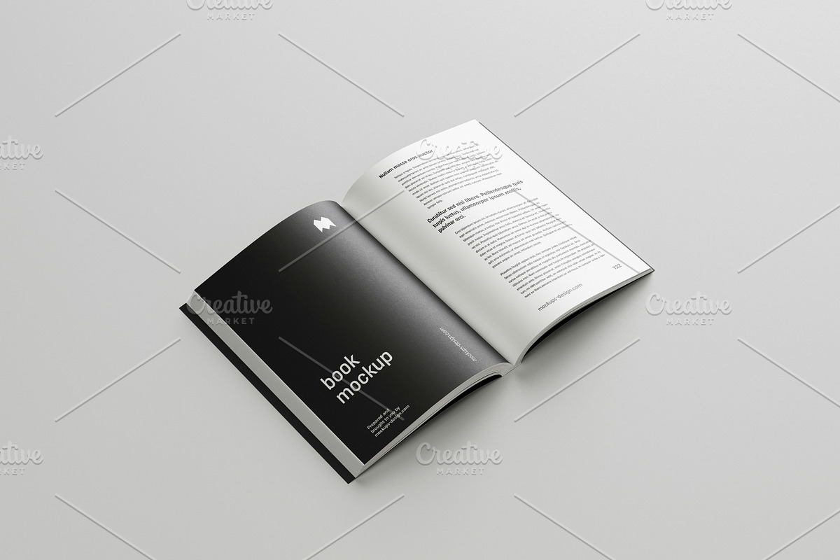 Book mockup set 8 psd file download, a Books & Magazine Mockup by MOCKUPSDESIGN (Photo 8 of 8)