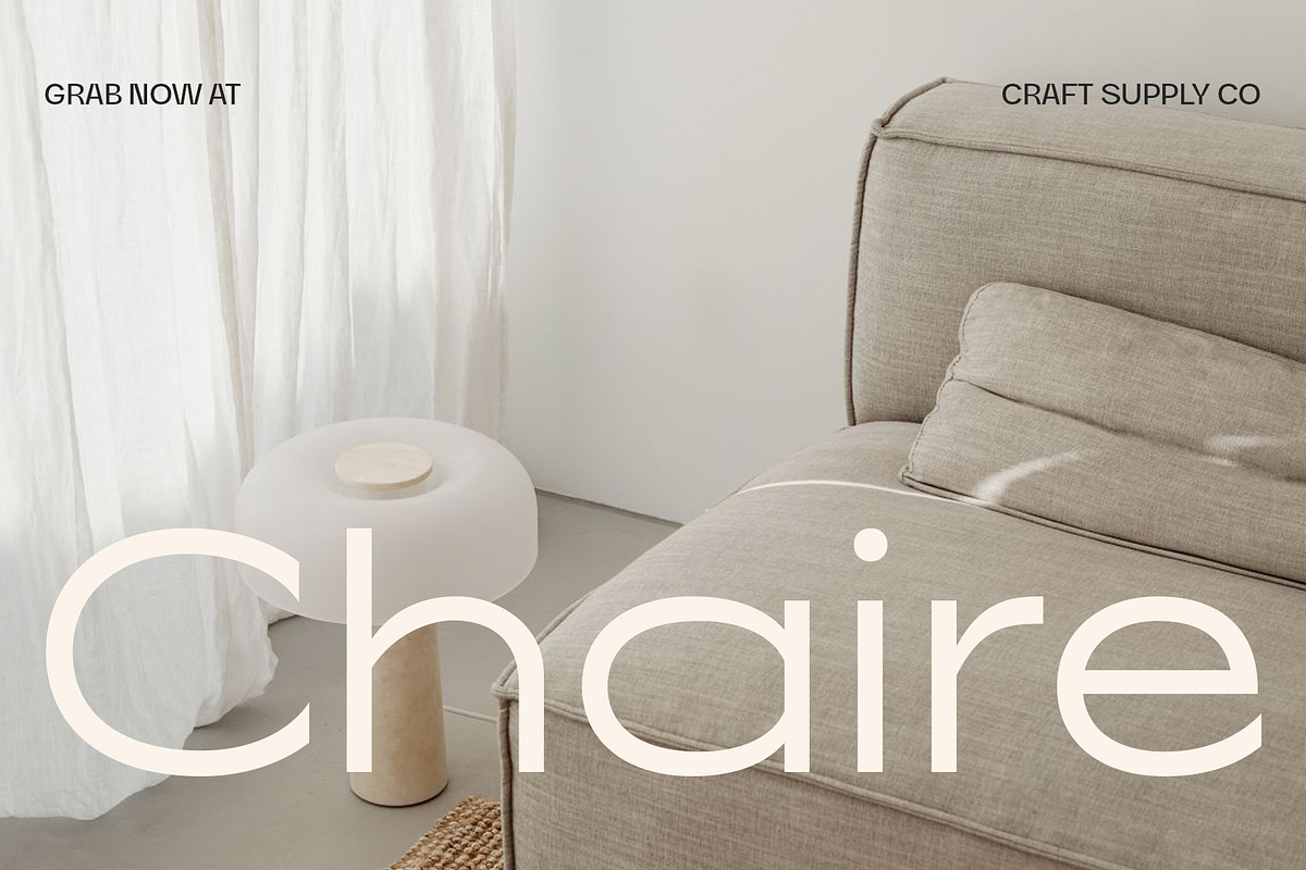 Cenios - Expanded Sans Serif, a Sans Serif Font by Craft Supply Co. (Photo 5 of 8)