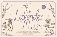 The Lavender Muse Font Duo