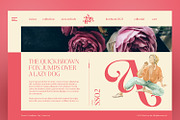 True Rose - Decorative Retro Serif, a Serif Font by creativemedialab (Thumbnail 5 of 12)