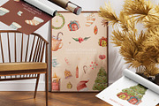 Watercolor Christmas Posters, an Illustration by KlymchukArtworks (Thumbnail 2 of 9)