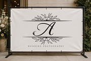 Malietha Flower Monogram, a Handwritten Font by Yoga Letter (Thumbnail 2 of 7)