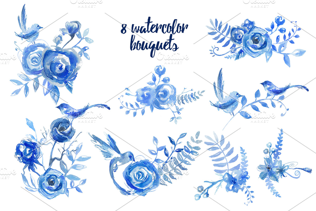 -50%!!! Birds and flowers, an Object Graphic by kizi (Photo 4 of 6)