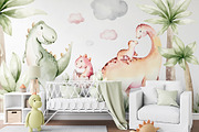 Dino world! Cute dinosaur set, an Animal Illustration by Peace ART (Thumbnail 9 of 14)