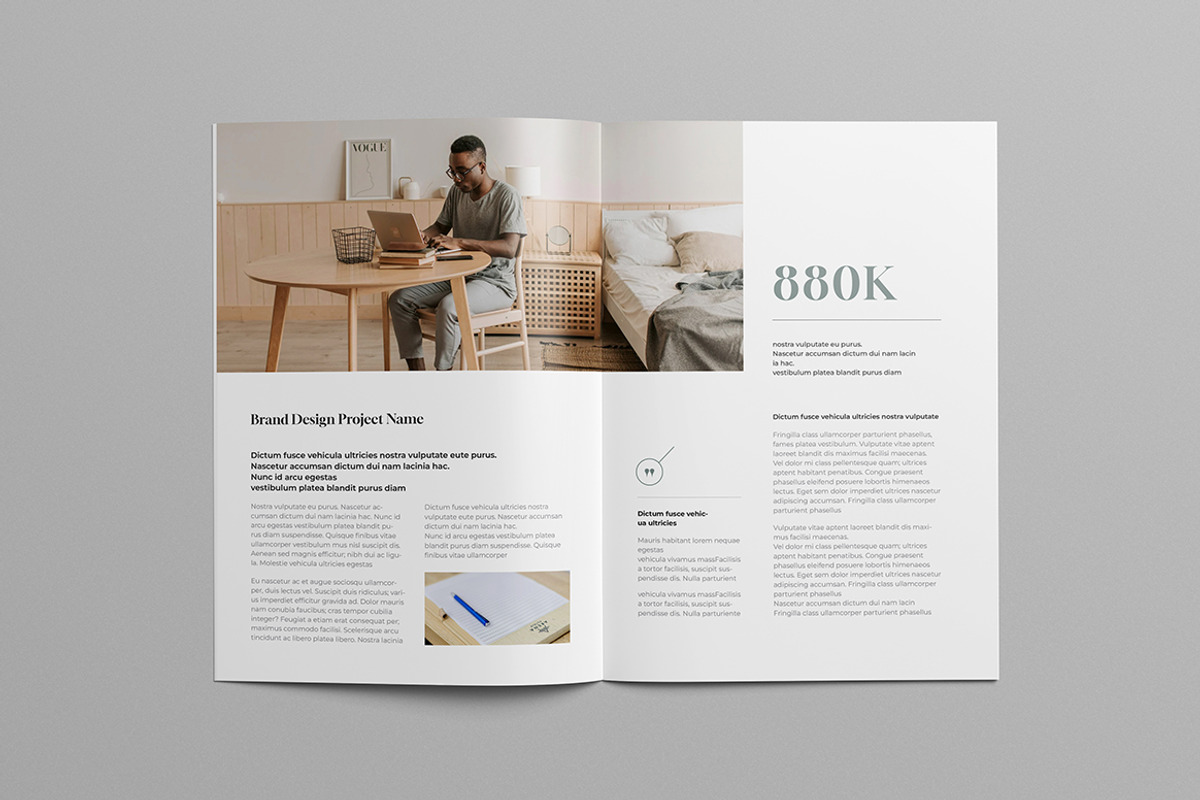 Works Portfolio Template, a Brochure Template by HiveArts (Photo 6 of 11)