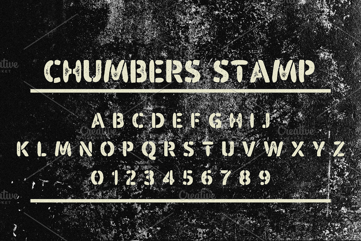Chumbers Stamp Stencil preview 3
