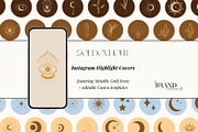 Golden Hour Highlight Covers, a Social Media Template by The Brand Alchemists (Thumbnail 1 of 9)