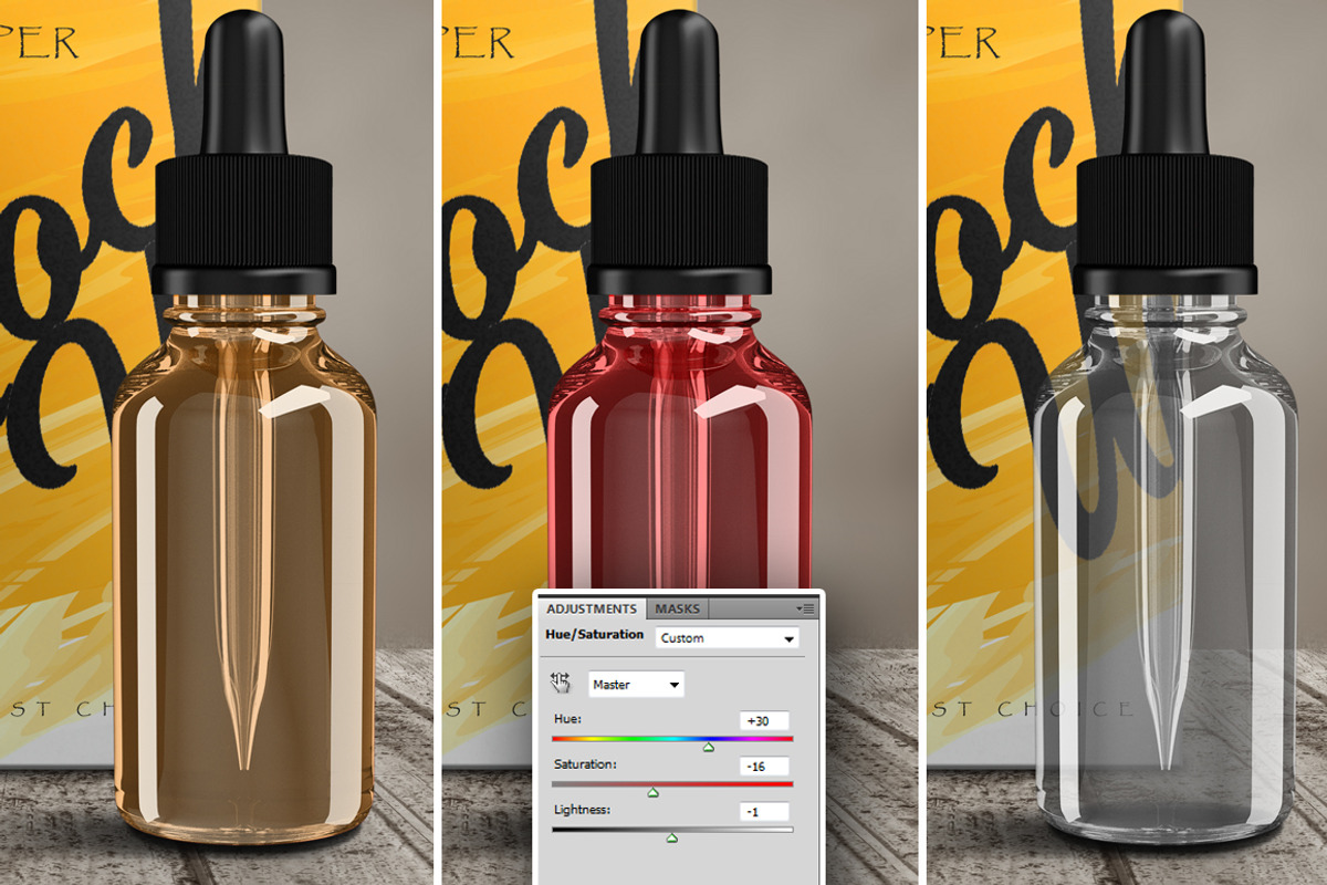 Dropper Bottle Mock-up Vape, a Cups & Container Mockup by shaman (Photo 2 of 2)