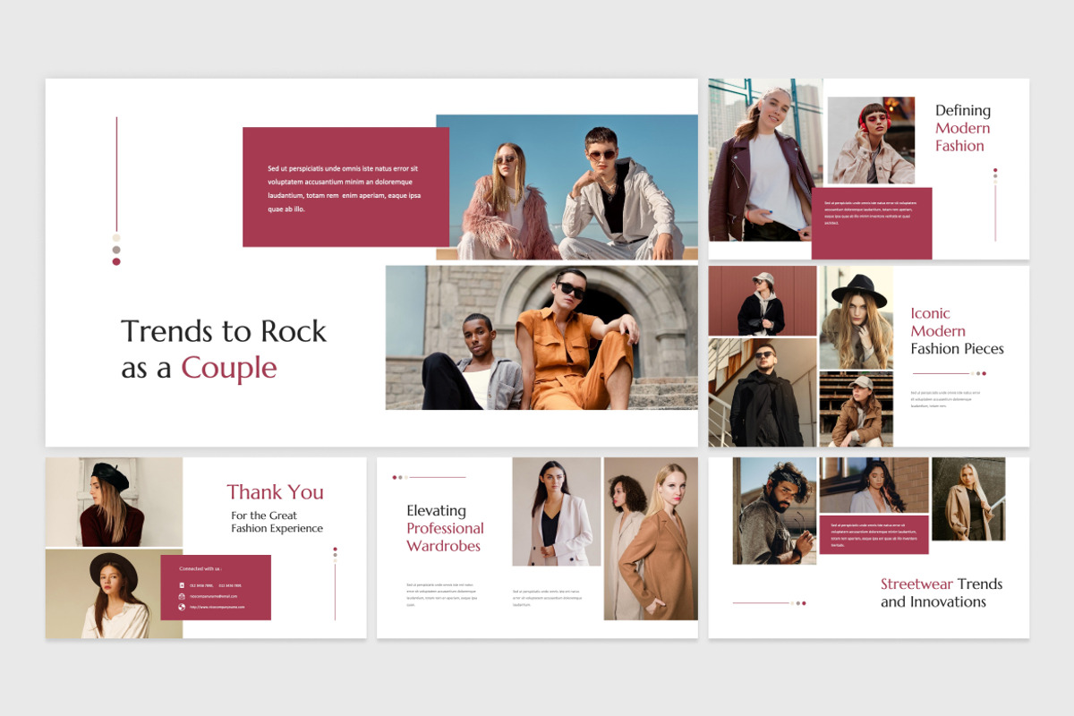 Modern Fashion Gallery PPT, a Presentation Template by Antstheme (Photo 2 of 2)