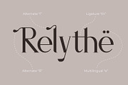 Relythe, a Serif Font by Rishsketch (Thumbnail 3 of 13)
