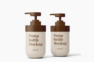 Pump Bottle Mockup