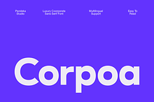 Corpoa - Modern Branding Sans