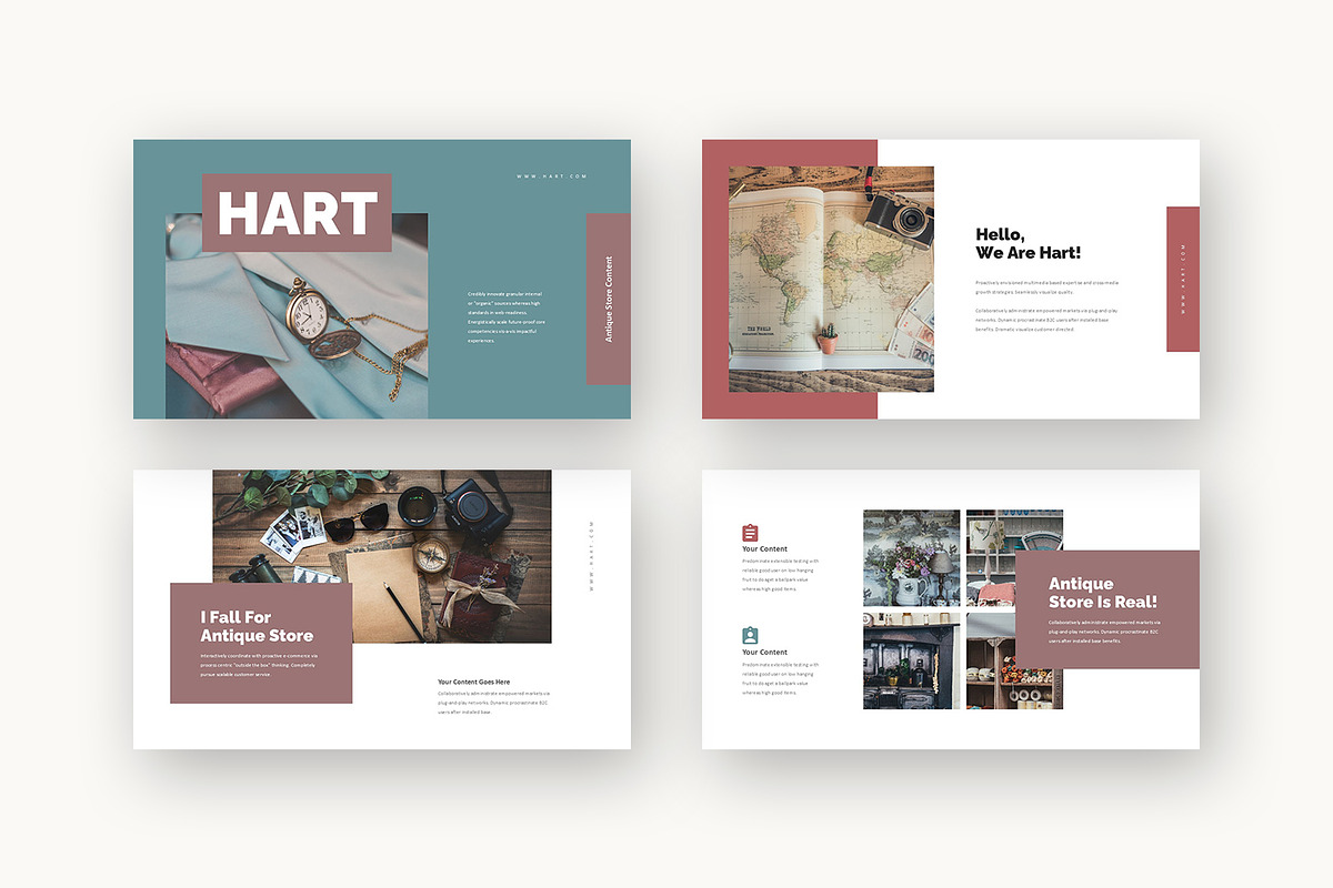Hart : Heritage Brand Google Slides, a Presentation Template by Punkl Camp (Photo 2 of 16)