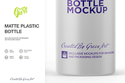 2 PSD Matte Plastic Bottle Mockup, a Packaging Mockup by Green Art (Thumbnail 6 of 6)