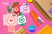 Printable Pull Out Photo Card Canva, a Card Template by Snapybiz (Thumbnail 3 of 11)