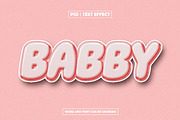 Sweet pink bubble 3d text effect, a Layer Style Add-On by AP Market (Thumbnail 1 of 2)