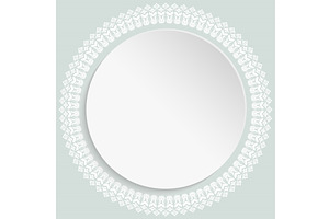 Floral Vector Ornament With Volume, a Decorative Illustration by FineArtStudio
