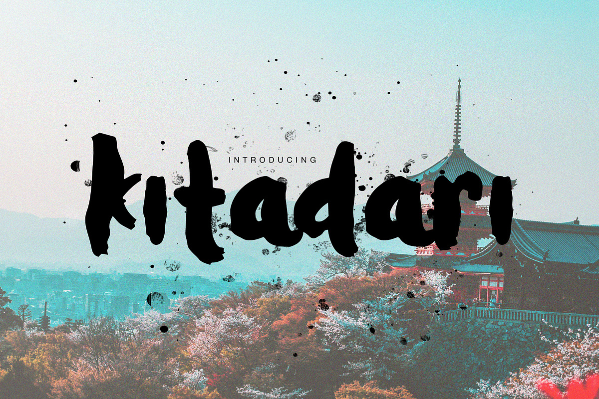 Kitadari Brush Font preview 2