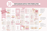30 Instagram Post Tips Templates, a Social Media Template by With Love Monique (Thumbnail 2 of 9)