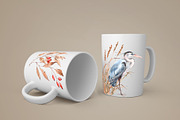 Watercolor Nature and Birds set, an Illustration by Alamella (Thumbnail 10 of 13)