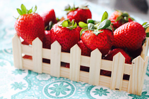 Basket of strawberries stock photo containing strawberries and basket