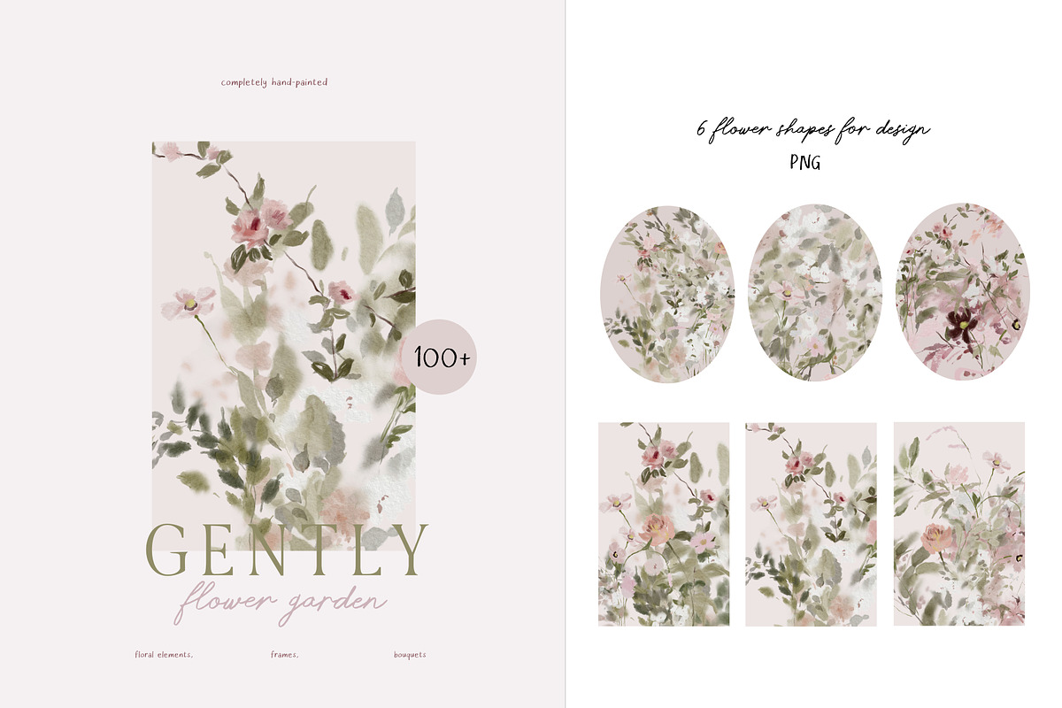 Gentle summer garden hand-painted, a Decorative Illustration by Youksy (Photo 11 of 14)