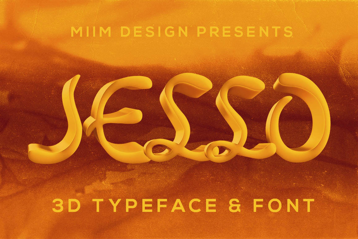 Jello - 3D Lettering & Font