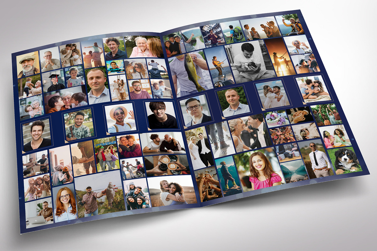 Blue Life Tabloid Funeral Program, a Brochure Template by Godserv Designs (Photo 4 of 11)