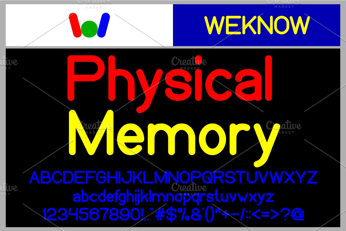 weknow windows font