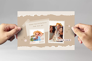 Photo Card Template Set