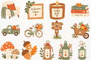Boho Fall Clipart Autumn Harvest PNG, a Seasonal Illustration by SugarCloudStudioArt (Thumbnail 5 of 6)