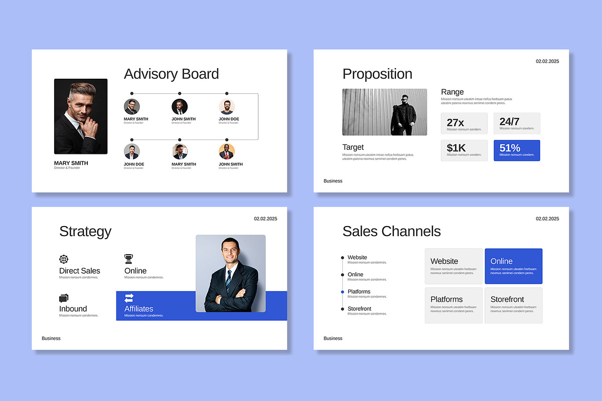 Business Plan Presentation Template, a Presentation Template by Mighty-Slide (Photo 5 of 6)