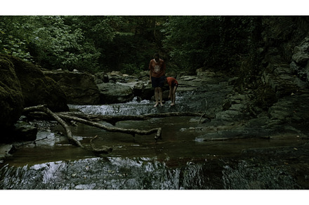 People walking barefeet in rocky, a Sports & Recreation Photo by Media Whale Stock