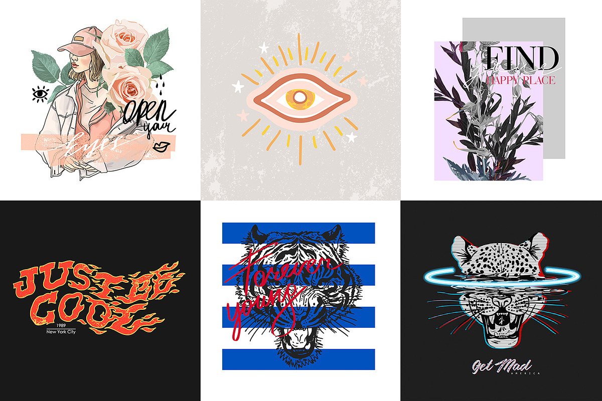 Amazing Prints Bundle, an Illustration by NKTN (Photo 14 of 15)