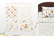 Honey Bee and Wild Flowers clipart, an Illustration by GevelStudio (Thumbnail 7 of 12)