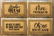 Doormat SVG Bundle, an Illustration by DESIGNAVO (Thumbnail 3 of 7)