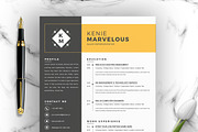 Resume Template 4 Page | CV Template, a Resume Template by ResumeInventor (Thumbnail 1 of 6)