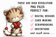 Whimsical Valentine Animals Bundle, an Illustration by Libby Wishes (Thumbnail 4 of 5)