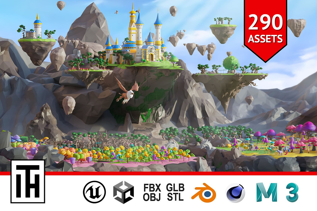 Fantasy 1, an Environmental 3D Model by ithappy (Photo 2 of 40)