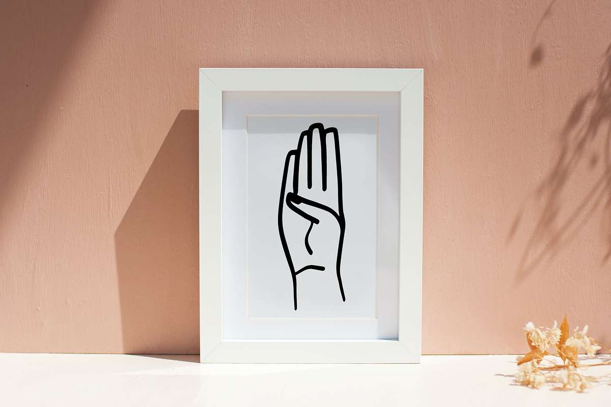 ASL SVG Bundle American Sign Hands, an Education Illustration by InkCloudDesign (Photo 11 of 14)