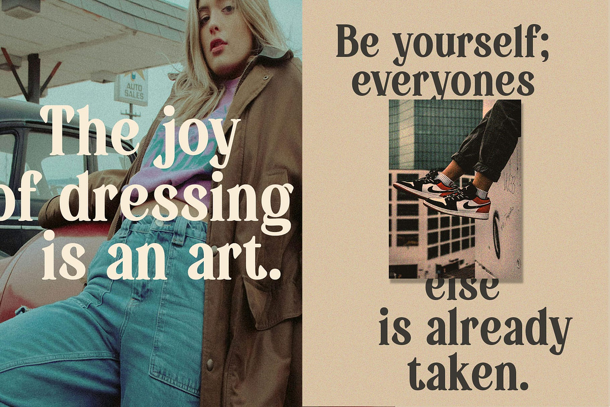 Badoney – Stylish Serif, a Serif Font by Craft Supply Co. (Photo 4 of 8)