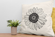 Sunflower line art collection, a Decorative Illustration by DamriNa art (Thumbnail 4 of 8)
