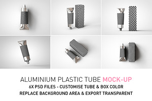 Aluminium Plastic Tube Mock-Up