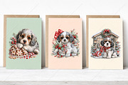 Whimsical Christmas Dog Clipart PNG, a Seasonal Illustration by Canvas Craft (Thumbnail 4 of 10)