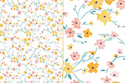 Kids summer ditsy flowers pattern., a Pattern Graphic by DigitalArsiart (Thumbnail 4 of 6)