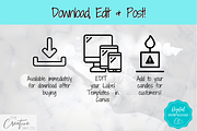 Candle Warning Label Template, a Templates & Theme by Templatables (Thumbnail 8 of 8)