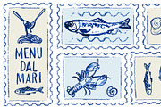 Hand drawn Amalfi coast postage, a Food Illustration by Zimages (Thumbnail 3 of 3)