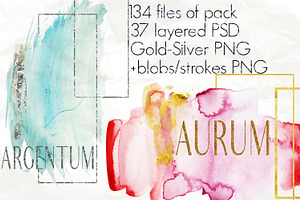 ARGENTUM & AURUM|water & geometric