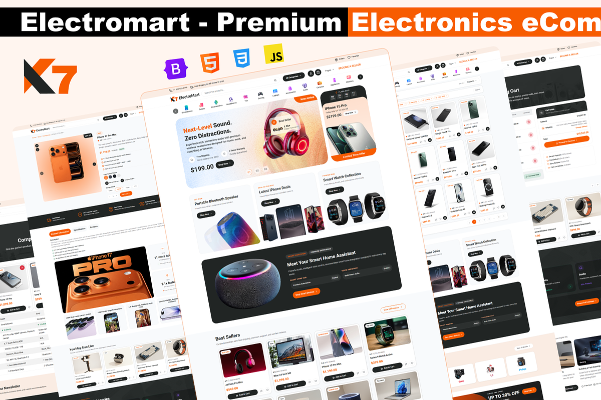 ElectroMart - eCommerce Template, a HTML Template by Codeflicks (Photo 2 of 2)